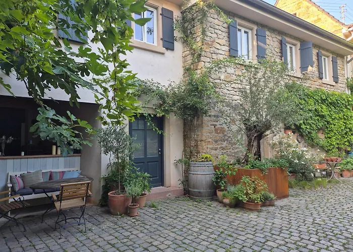 Neue Dachwohnung Im Herzen Von Goennheim Lejlighed *